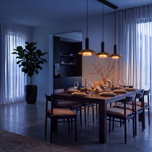 Lucide GO150 - Glühfadenlampe - Ø 15 cm - LED Dim. - E27 - 1x4W 2200K - Amber - Atmosphäre 2